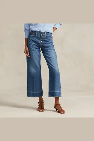 Ralph Lauren Wide-Leg Crop Jean