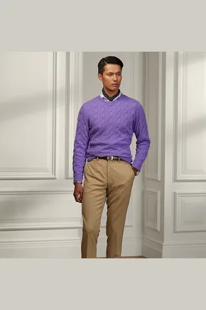 Ralph Lauren Gregory Hand-Tailored Wool Trouser