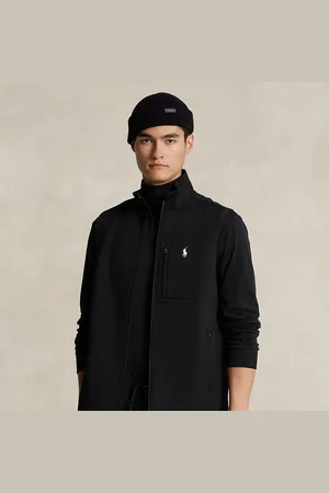 Ralph Lauren Double-Knit Mockneck Gilet