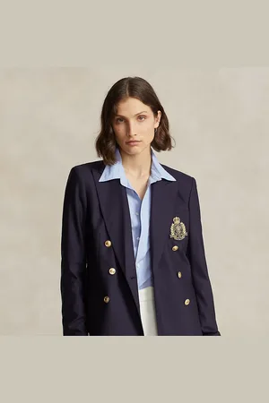 Ralph Lauren Double-Breasted Crest Blazer