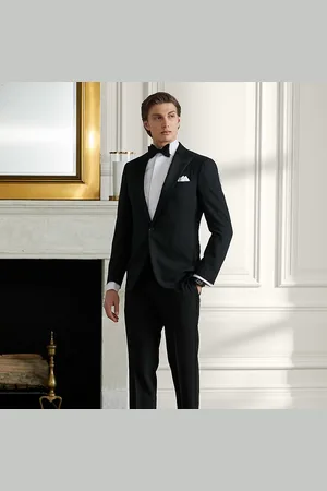 Ralph Lauren Gregory Hand-Tailored Wool Peak Tuxedo