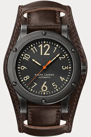 Ralph Lauren 42 MM Aged Steel Watch