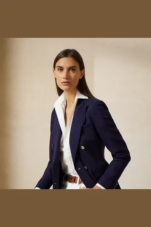 Ralph Lauren Camden Wool Crepe Jacket