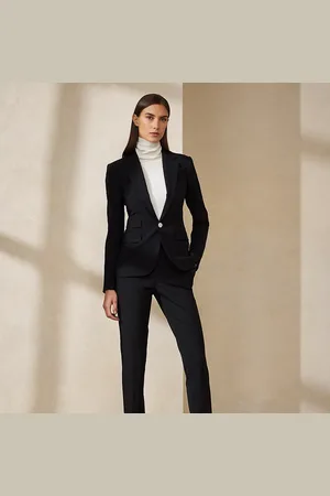 Ralph Lauren Parker Wool Crepe Jacket