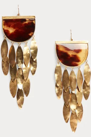 Ralph Lauren Resin & Brass Earrings
