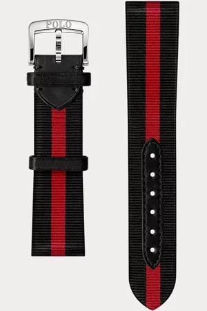 Ralph Lauren Striped Silk Watch Strap