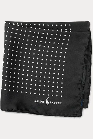 Ralph Lauren Polka-Dot Silk Pocket Square