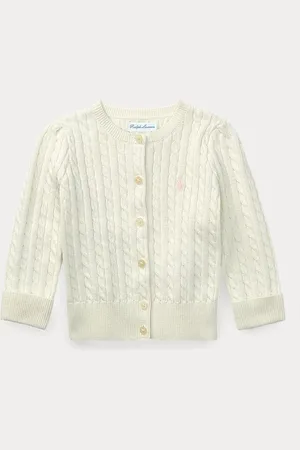 Ralph Lauren Mini-Cable Cotton Cardigan