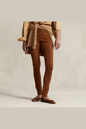 Ralph Lauren Lambskin Suede Trouser