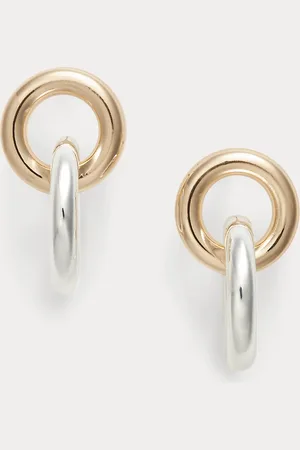 Ralph Lauren Two-Tone Drop Earrings