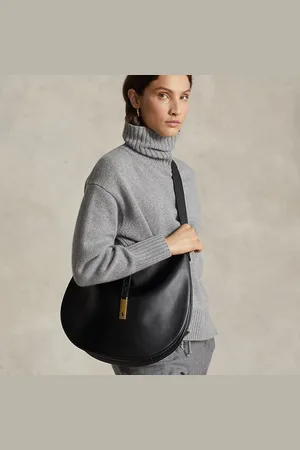 Ralph Lauren Polo ID Calfskin Large Shoulder Bag