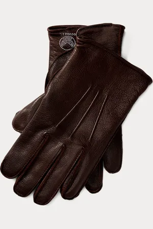 Ralph Lauren Lined Leather Gloves