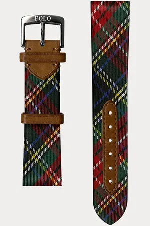 Ralph Lauren Tartan Silk Watch Strap