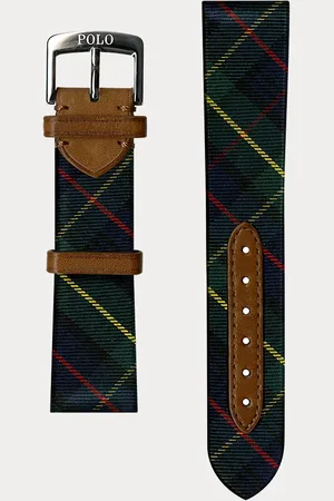 Ralph Lauren Tartan Tie Silk Watch Strap