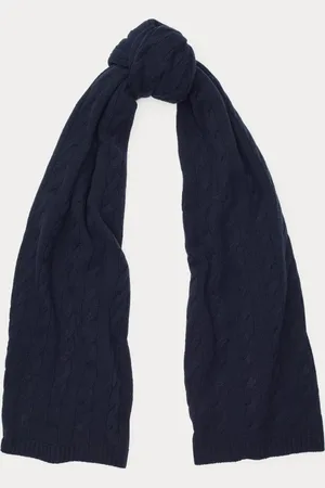 Ralph Lauren Cable Cashmere Scarf