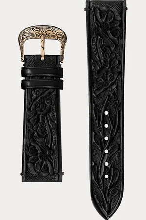 Ralph Lauren Embossed Calfskin Watch Strap