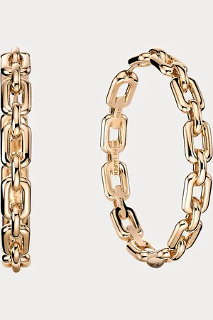 Ralph Lauren Rose Gold Hoop Earrings