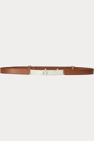 Ralph Lauren Turn-Lock Leather Belt