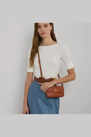 Ralph Lauren Leather Small Marcy Convertible Pouch