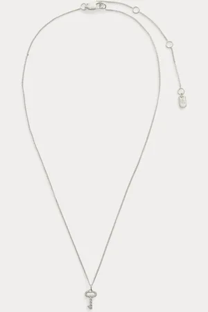 Ralph Lauren Sterling Key Pendant Necklace