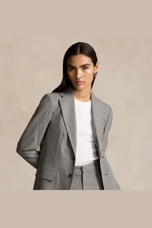 Ralph Lauren Stretch-Wool Flannel Blazer