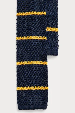 Ralph Lauren Striped Knit Silk Tie