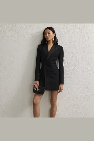 Ralph Lauren Cottrell Double-Breasted Cocktail Dress