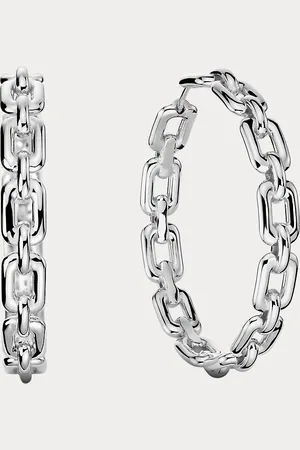 Ralph Lauren Sterling Hoop Earrings