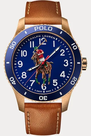 Ralph Lauren Bronze Polo Watch Dial