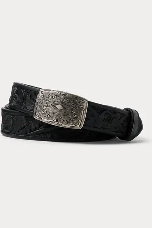 Ralph Lauren Hand-Tooled Leather Belt