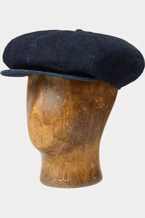 Ralph Lauren Indigo Denim Newsboy Cap