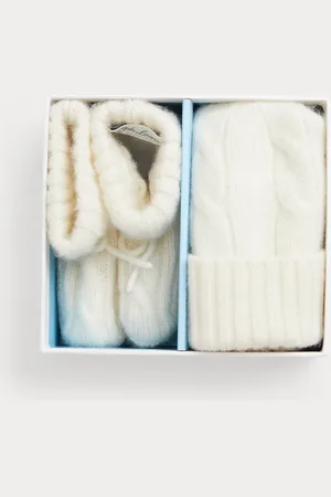 Ralph Lauren Cashmere Beanie & Bootie Set