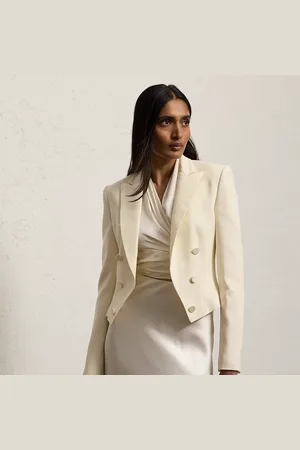 Ralph Lauren Spencer Wool Crepe Tuxedo Jacket