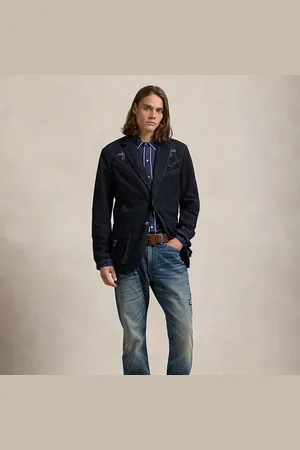 Ralph Lauren PRL x Naiomi Glasses Suede Sport Coat