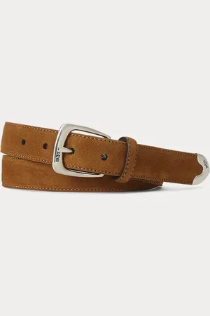 Ralph Lauren Western Calf-Suede Belt