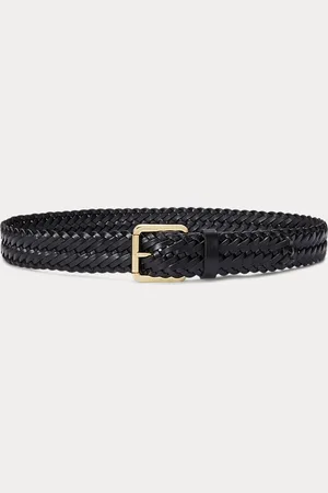 Ralph Lauren Braided Vachetta Leather Belt