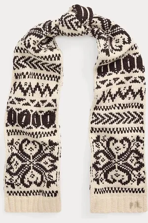 Ralph Lauren Wool Snowflake Scarf