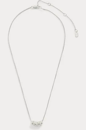 Ralph Lauren Sterling Cubic Zirconia Necklace