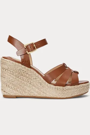 Ralph Lauren Soffia Calfskin Espadrille
