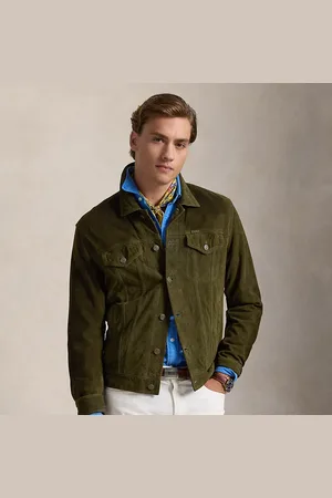Ralph Lauren Suede Trucker Jacket