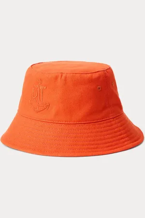 Ralph Lauren Anchor-Logo Cotton Bucket Hat