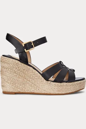 Ralph Lauren Soffia Calfskin Espadrille