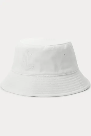 Ralph Lauren Anchor-Logo Cotton Bucket Hat