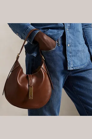 Ralph Lauren Polo ID Leather Small Shoulder Bag