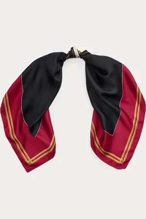 Ralph Lauren Crest Silk Twill Square Scarf