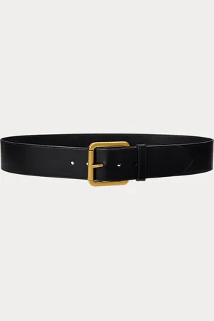 Ralph Lauren Vachetta Leather Wide Belt