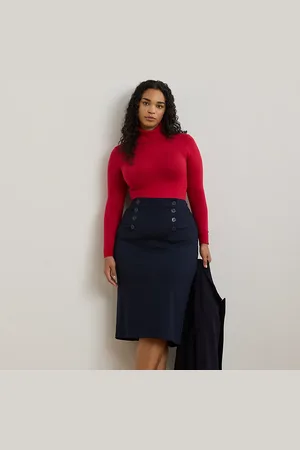 Ralph Lauren Curve - Ponte Sailor Pencil Skirt