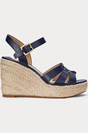 Ralph Lauren Soffia Nappa Leather Espadrille