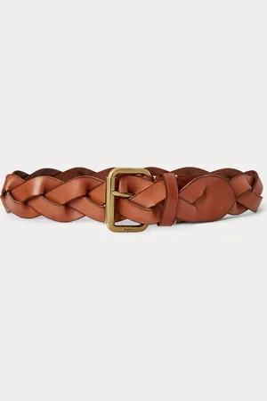 Ralph Lauren Braided Vachetta Leather Belt