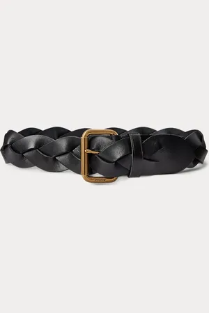 Ralph Lauren Braided Vachetta Leather Belt